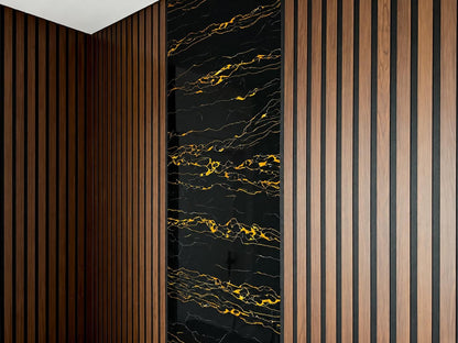 LoXus PVC Wandpaneele 120x60 cm, 4er Set – Marmoroptik, Küchenrückwand & Spritzschutz, wasserfest & hitzebeständig