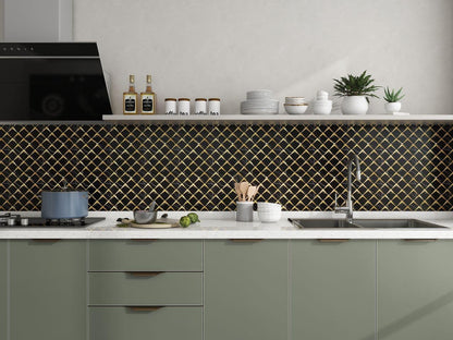 LoXus Mosaikfliesen Sechseck 29x25 cm, 10er Set – Selbstklebende 3D Fliesenaufkleber in Steinoptik, wasserfest für Küche, Bad & Spritzschutz